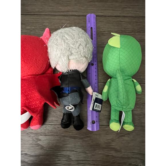 Set of 3 PJ Masks Plush Toys- Catboy, Gecko, Luna Girl - Picture 6 of 6